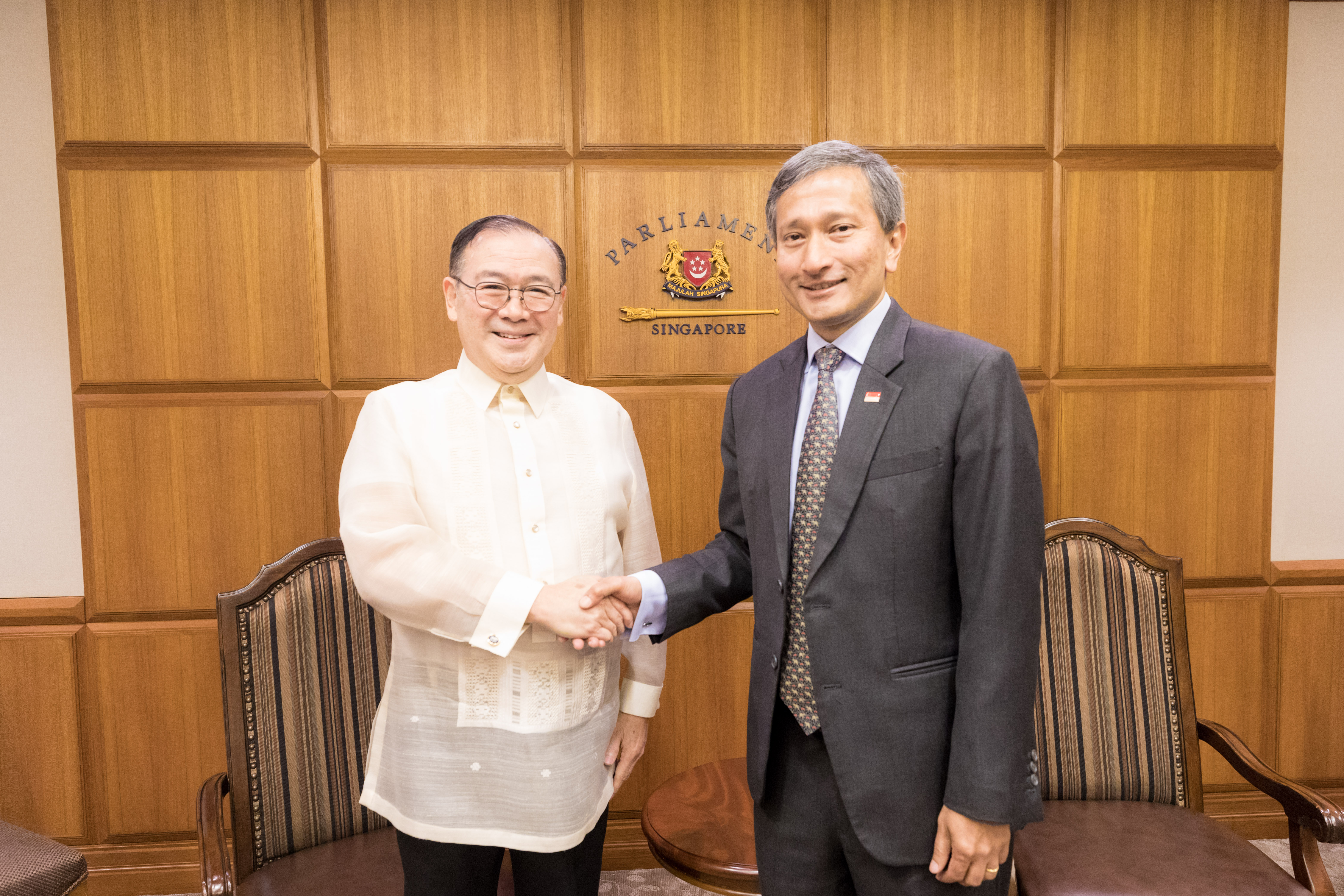 Bilateral meeting between Secretary of Foreign Affairs of the Republic of the Philippines Teodoro L Locsin, Jr. and Minister for Foreign Affairs Dr Vivian Balakrishnan, 8 May 2019