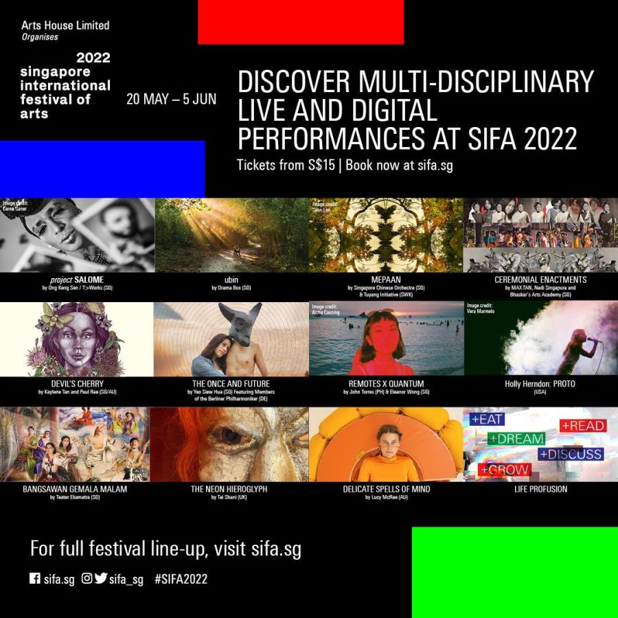 Singapore International Festival of Arts 2022 live n digital performances