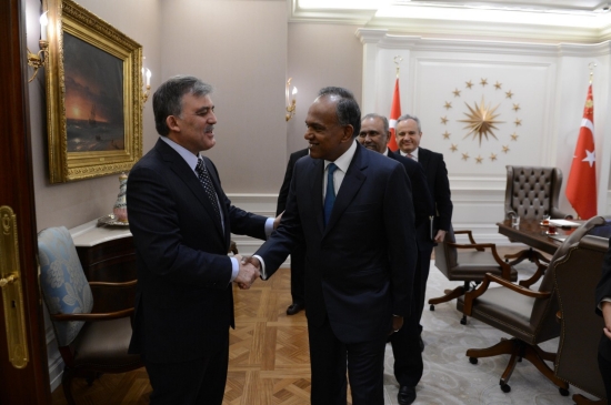 Minister K Shanmugam meets with President of the Republic of Turkey, Abdullah Gül