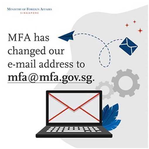 Change of MFAS Email Address wef 1 June 2021  1 June 2021