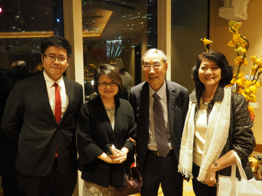 CG and VC(Pol) Howard Fu with Vice-Chairman of SCCHK Mr Ron Lye and Mrs Doris Lye