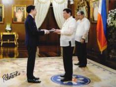Presentation of Letter of Credence by Gerard Ho to Philippines President Rodrigo Roa Duterte