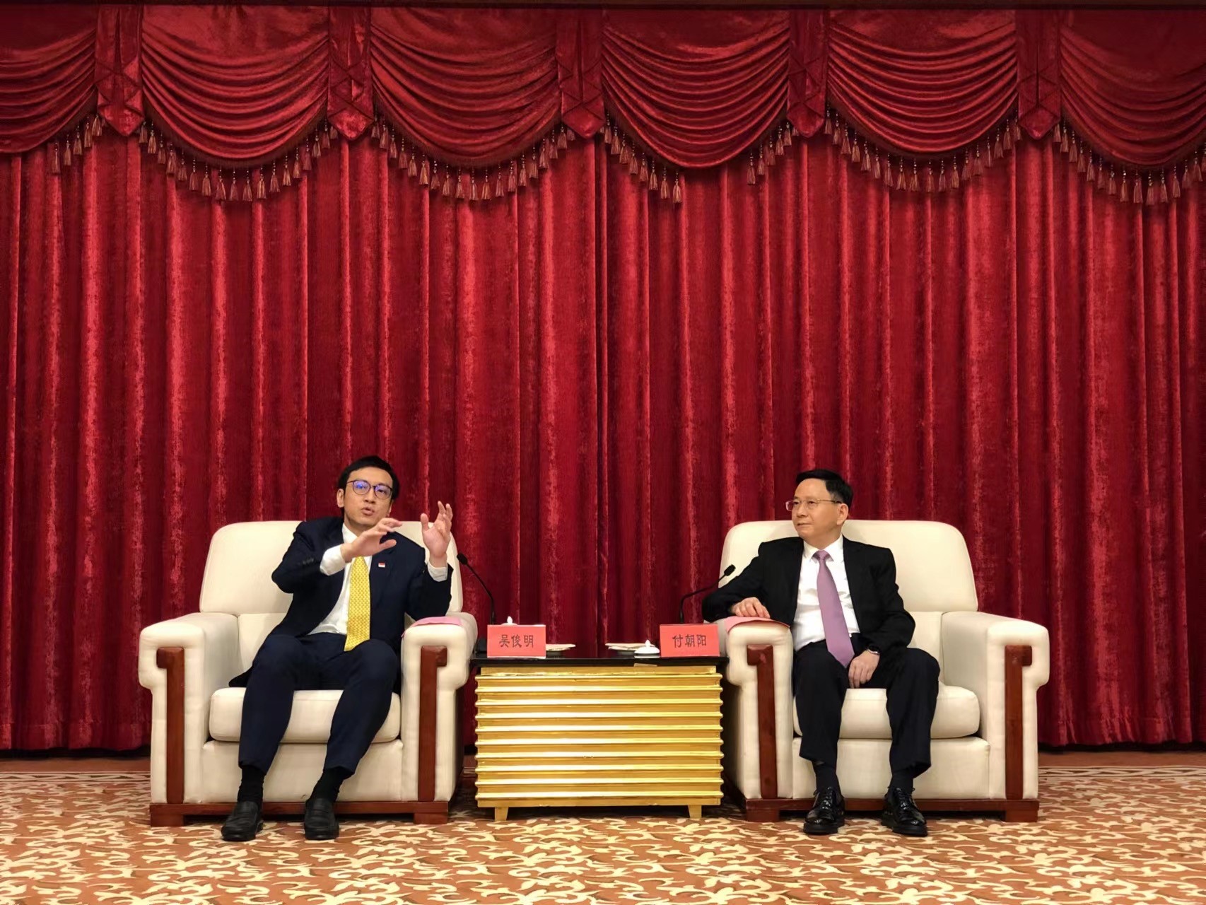 CG Nelson Ng's meeting with Fu Chaoyang, Secretary of CPC Putian Municipal Committee, 13 June 2022