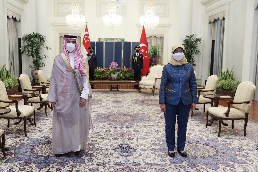 Prince Faisal and President